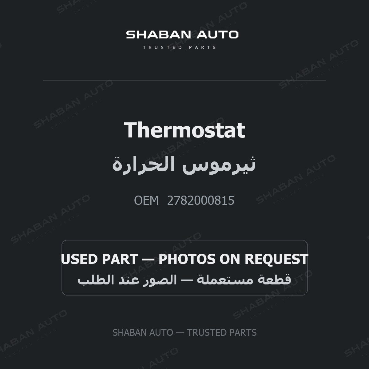 Thermostat for Mercedes