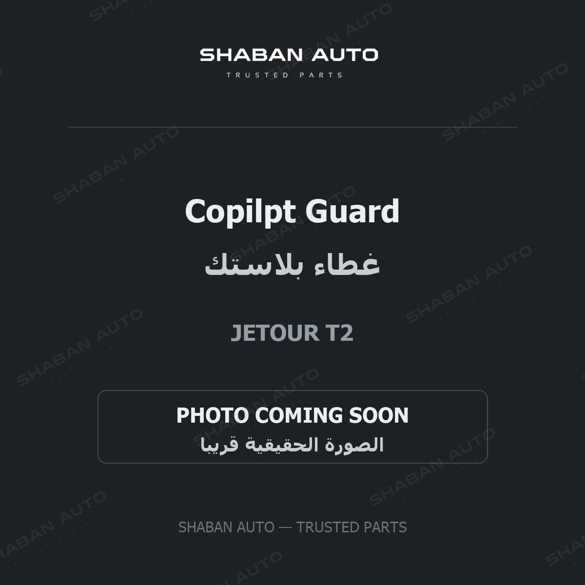 Copilpt Guard for Jetour - T2 - 2024