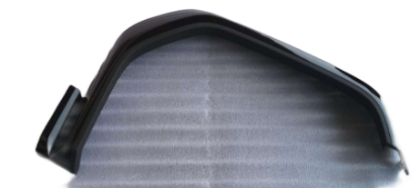 Front wheel brow glass black R - Leopard 5