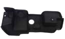 Right radiator deflector assembly - QIN PLUS DMI