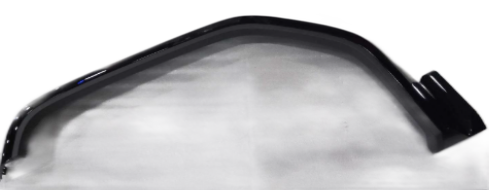 Front wheel brow glass black L - Leopard 5